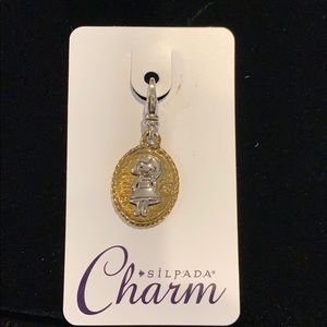 Silpada charm “girl”